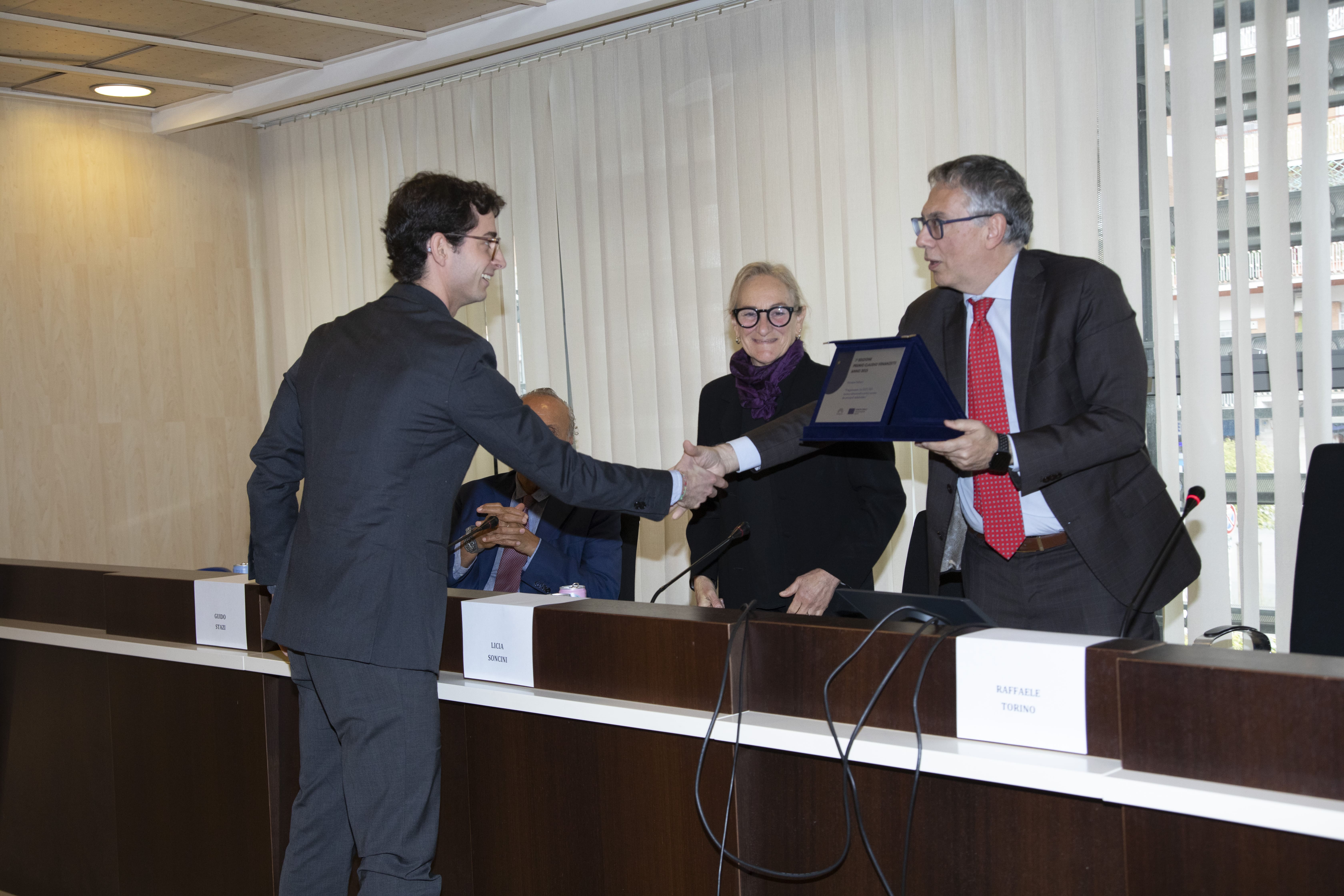La cerimonia di premiazione